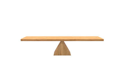 シーソーの3Dイラストレーション