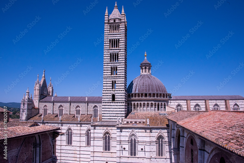 Wall mural siena cathedral (italian: duomo di siena) is a medieval church in siena, italy, dedicated from its e