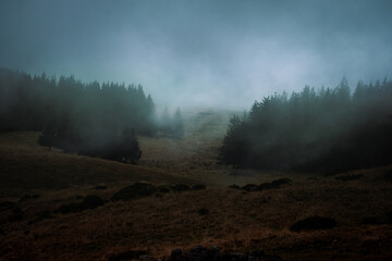 Vallée embrumée