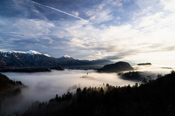 Bled in Fog