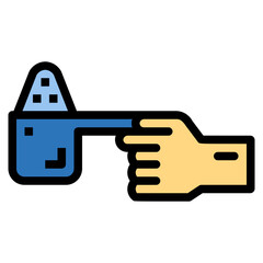 detergent filled outline icon style