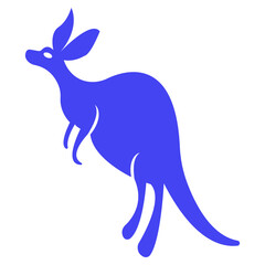 kangaroo icon illustration vector