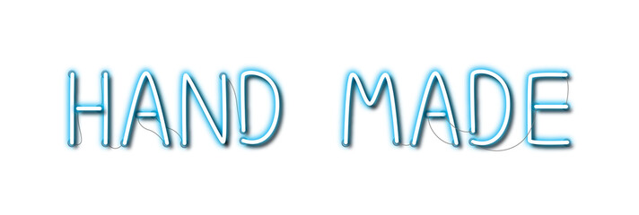 neon hand made
