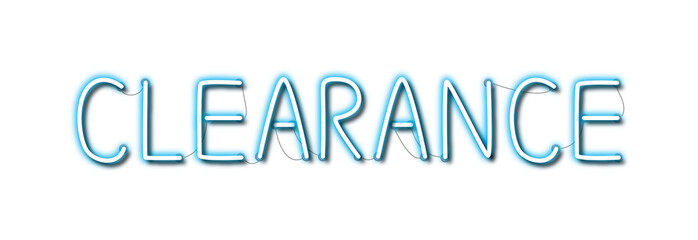 neon clearance