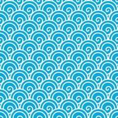 Fototapeta na wymiar Mermaid scales seamless pattern for print