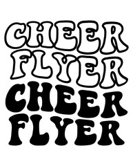 cheer flyer Retro svg