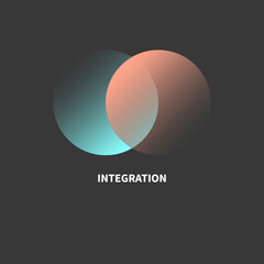 Integration, interaction sign - 578036790