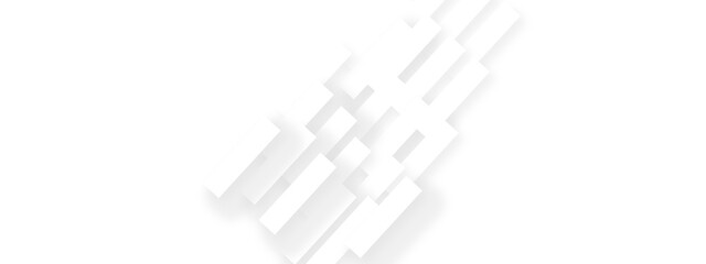 Abstract background with white and gray color technology modern background design . Geometric background with squares in bright light with soft shadows as pattern. Template for branding business .