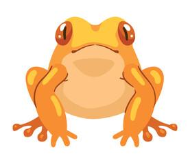 exotic yellow frog