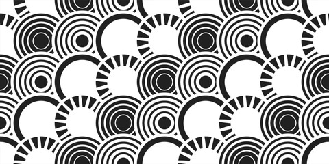 Mermaid scales, fish tail background, seamless geometric beautiful pattern