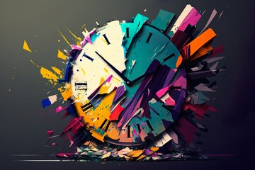 Time in Pieces: A Colorful and Dynamic Clock Abstraction.
Generative AI.