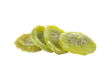 Dried kiwi isolated on    transparent png
