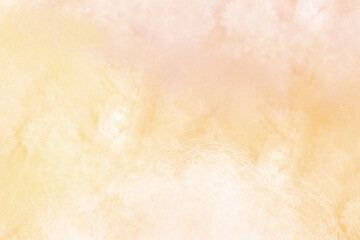 Abstract grunge watercolor on transparent background. Illustration of beige, yellow and white stains of watercolor paint. PNG element. Can be used as background or overlay.