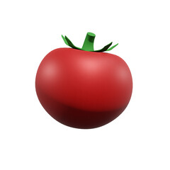 Tomato Tomat fruit 3d render illustration, icon,view, render, hd,  premium quality, alpha background, PNG format, sweet, healthy, fresh, nature, plant, tree, trees, vegetable
