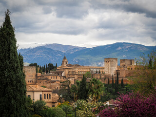 Fototapeta na wymiar Alhambra Spain Andalusia Granada