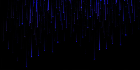 Abstract background with rain particles and light effect. Light lines. Beautiful background.