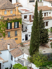 Fototapeta na wymiar Granada spain streetlife