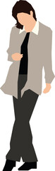 Standing Woman Silhouette 37