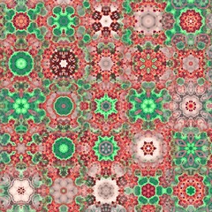 Flowery texture art eye with colorful kaleidoscope beautiful concept great use for business, blog, collector art etc