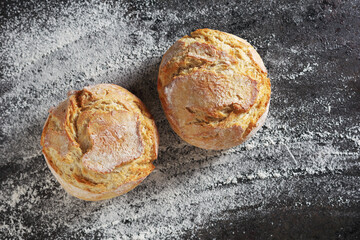 Loaves of small bread