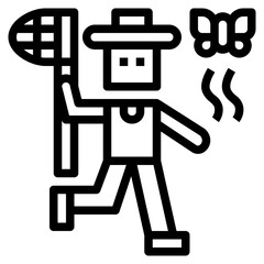 catching line icon style