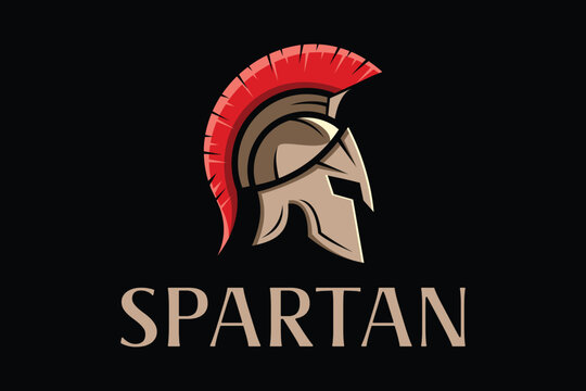 spartan logo design vector template