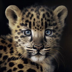  Leopard created with Generative AI Technology