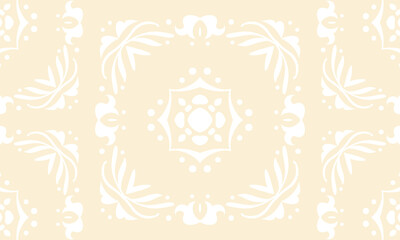 Seamless mandala design pattern background
