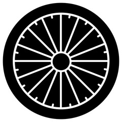 Fototapeta premium Dharma Wheel icon