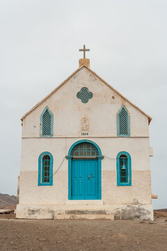 The Lady of Compassion church built in 1853, the oldest church of Sal Island, Pedra de Lume, Cape Verde Islands, Africa