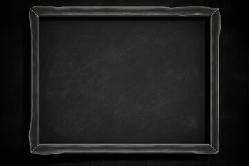 Fototapeta premium Black chalkboard. Generative AI