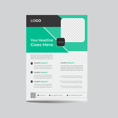 a modern creative simple clean digital advertisement flyer design.