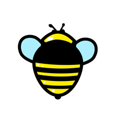 bee, wasp - icon, vector illustration
