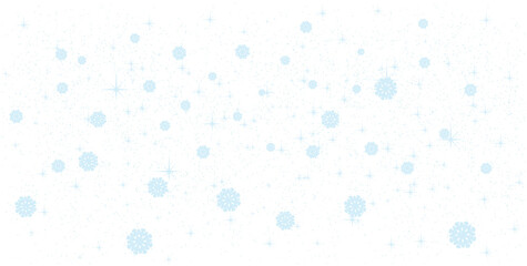 Background from snow and stars isolated