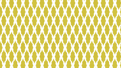 シンプルな和モダンパターンの背景 グランジと古紙の昭和レトロ素材（黄色）