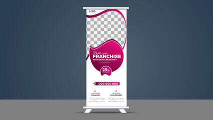 Corporate Business Rollup banner Design template Poster Marketing Agency Inspired help to grow your work with experts. Digital marketing, Creative marketing, Marketing devlopment