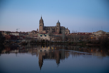 Fototapeta na wymiar Salamanca cathedral, Spain