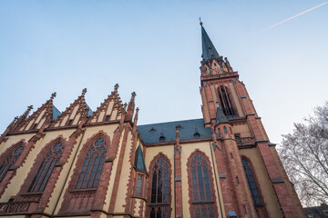 Fototapeta na wymiar Dreikonigskirche (Church of the Three Kings) - Frankfurt, Germany
