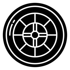 Fototapeta premium Casino Roulette icon