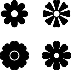 Flowers icon. Flowers images vector illustration.
