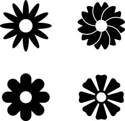 Flowers icon. Flowers images vector illustration.