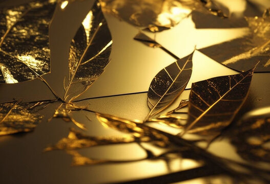 Gleaming Luxury: AI-Generated Metallic Glitter on a Rich, Expensive Background