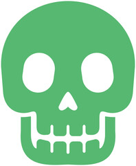 ドクロアイコンイラスト