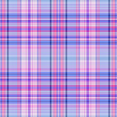 Nautical gingham in coastal beach house check fabric tile. Seamless red blue white sailor flannel textile tartan repeat swatch.