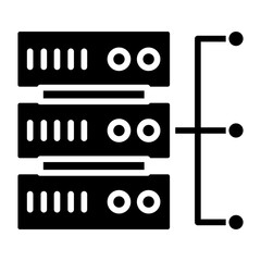 Fototapeta premium Server Flow icon