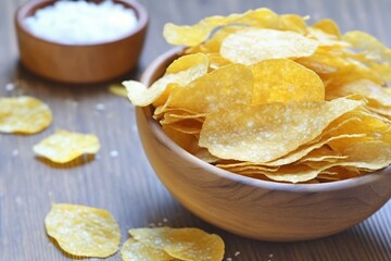 potato chips in a bowl