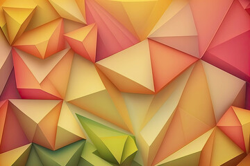 Angled Geometric Background Wallpaper Abstract in spring colors