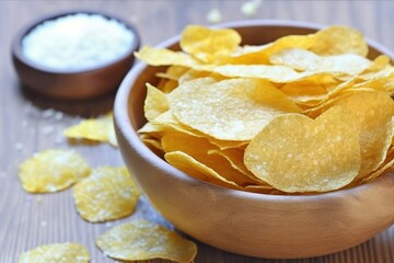 potato chips in a bowl