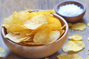 potato chips in a bowl