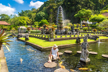 Fototapeta na wymiar Taman Tirtagangga temple, Bali